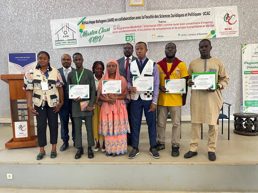 MASTER CLASS PBV : Remise des parchemins aux bénévoles des activités d'immersion du PBV.